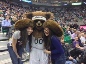 Jazz Bear attacking Ashley and her friend