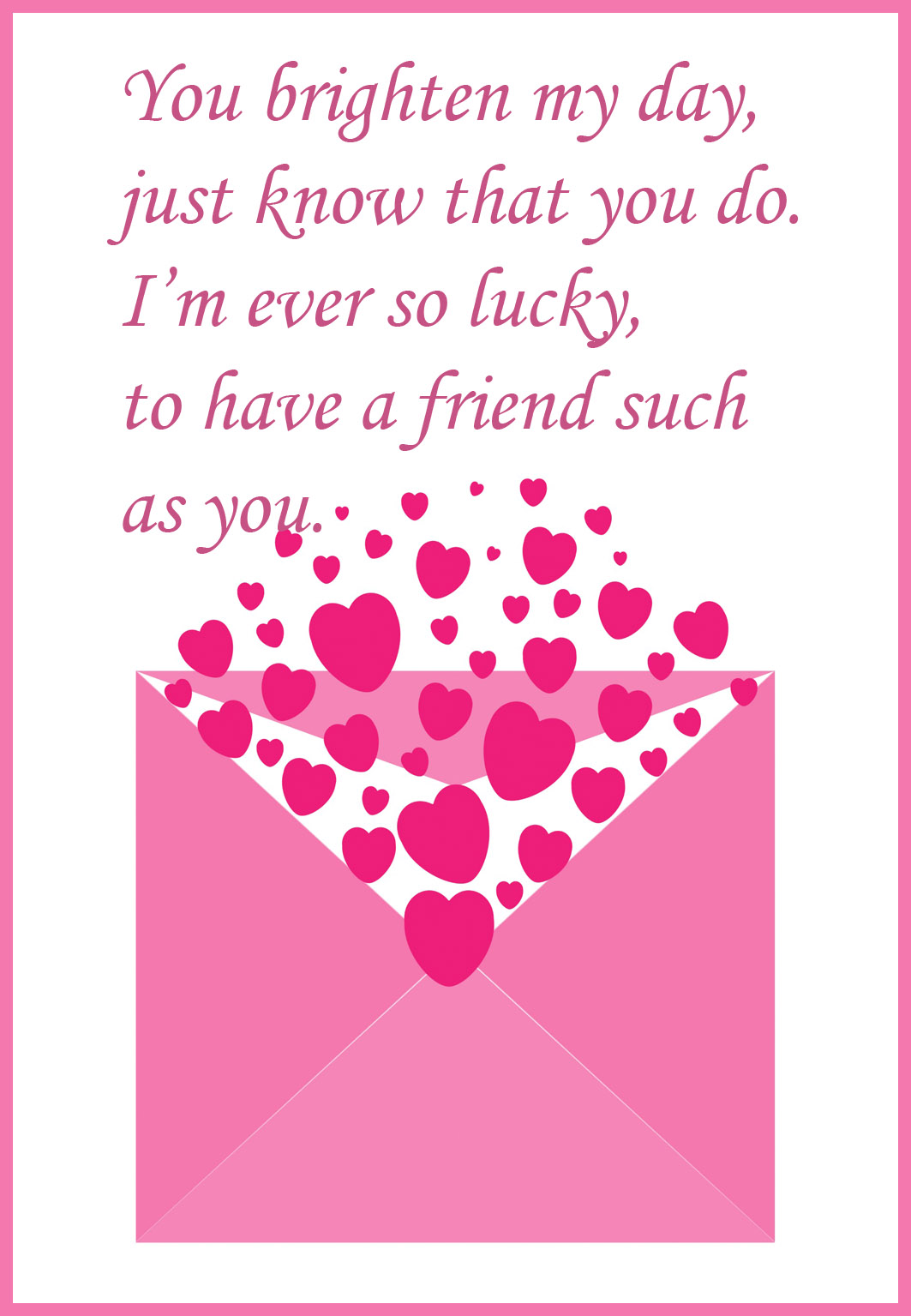 Friendship valentines day cards Amy Rees Anderson s Blog