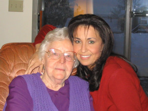 My sweet Grandmother & I