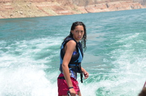 Ashley's first time surfing since her ACL Surgery - she rocked it!