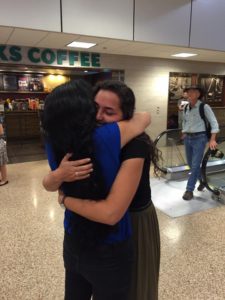 I waited a LONG TIME for this hug!!