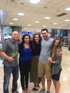 First family picture with Dalton's wife Alexis and Ashley together!
